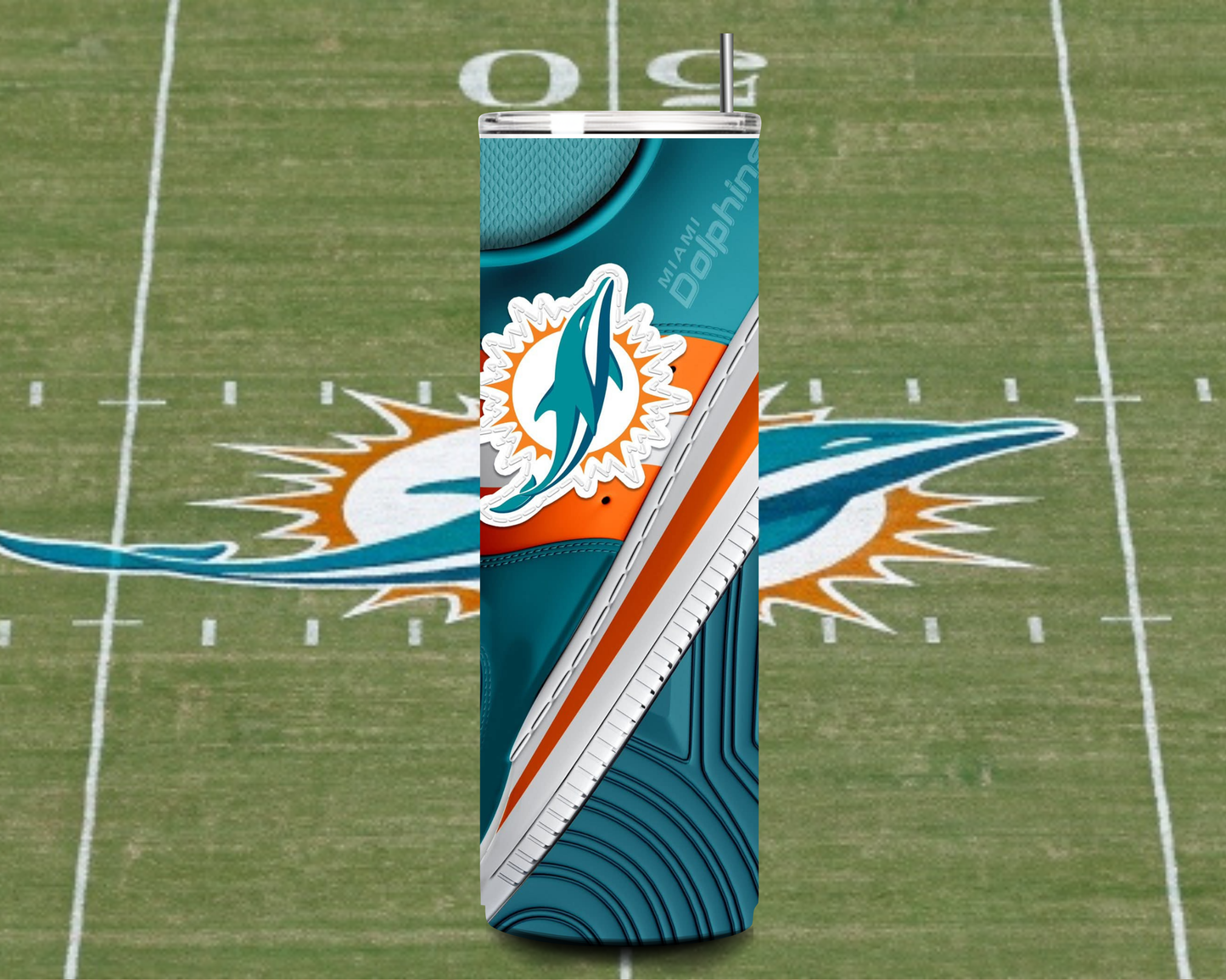 DOLPHINS 20oz sneaker tumbler