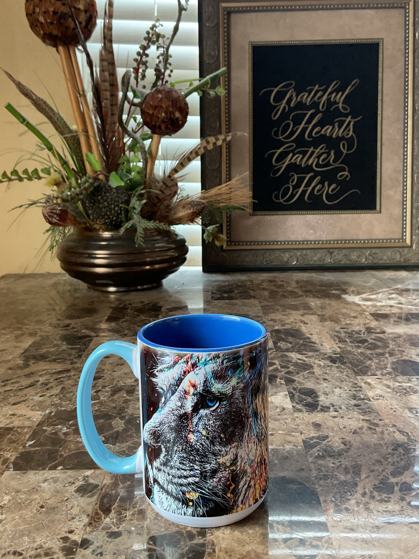 Bold as a lion WRAP mug