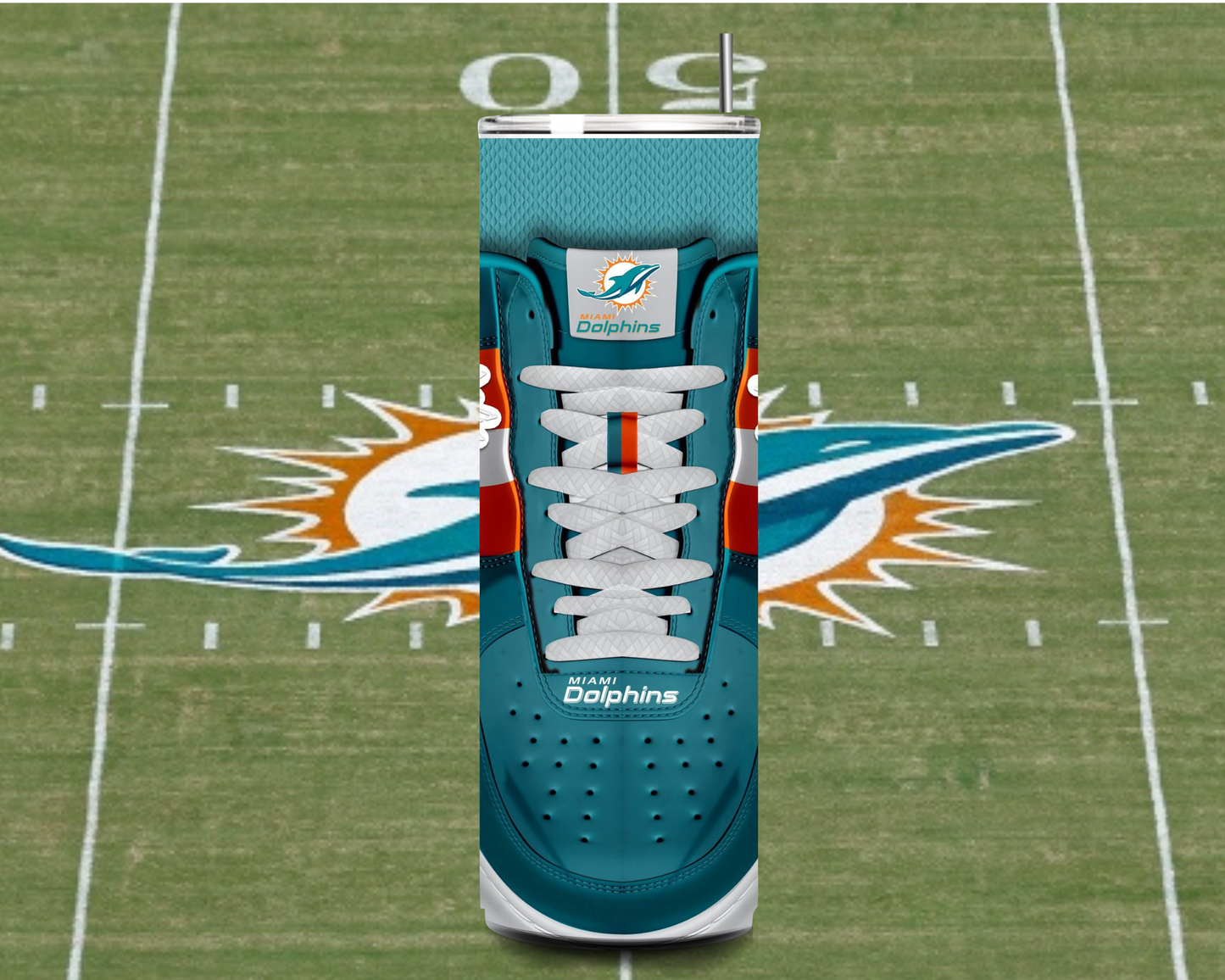 DOLPHINS 20oz sneaker tumbler