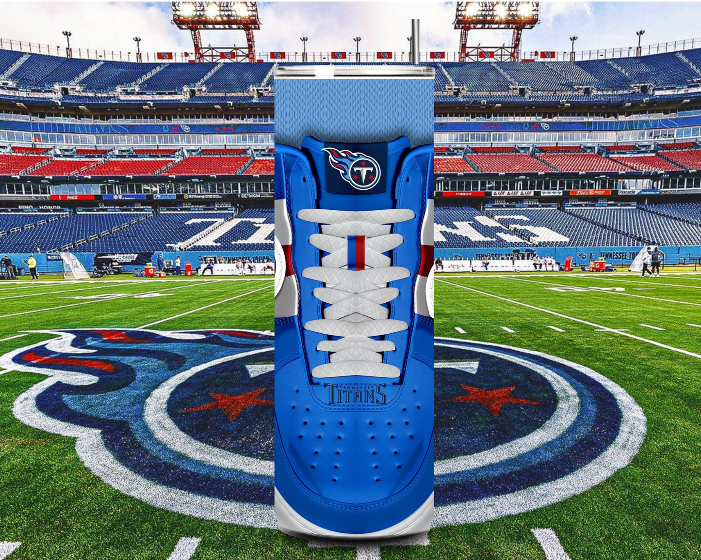 TITANS 20oz sneaker tumbler