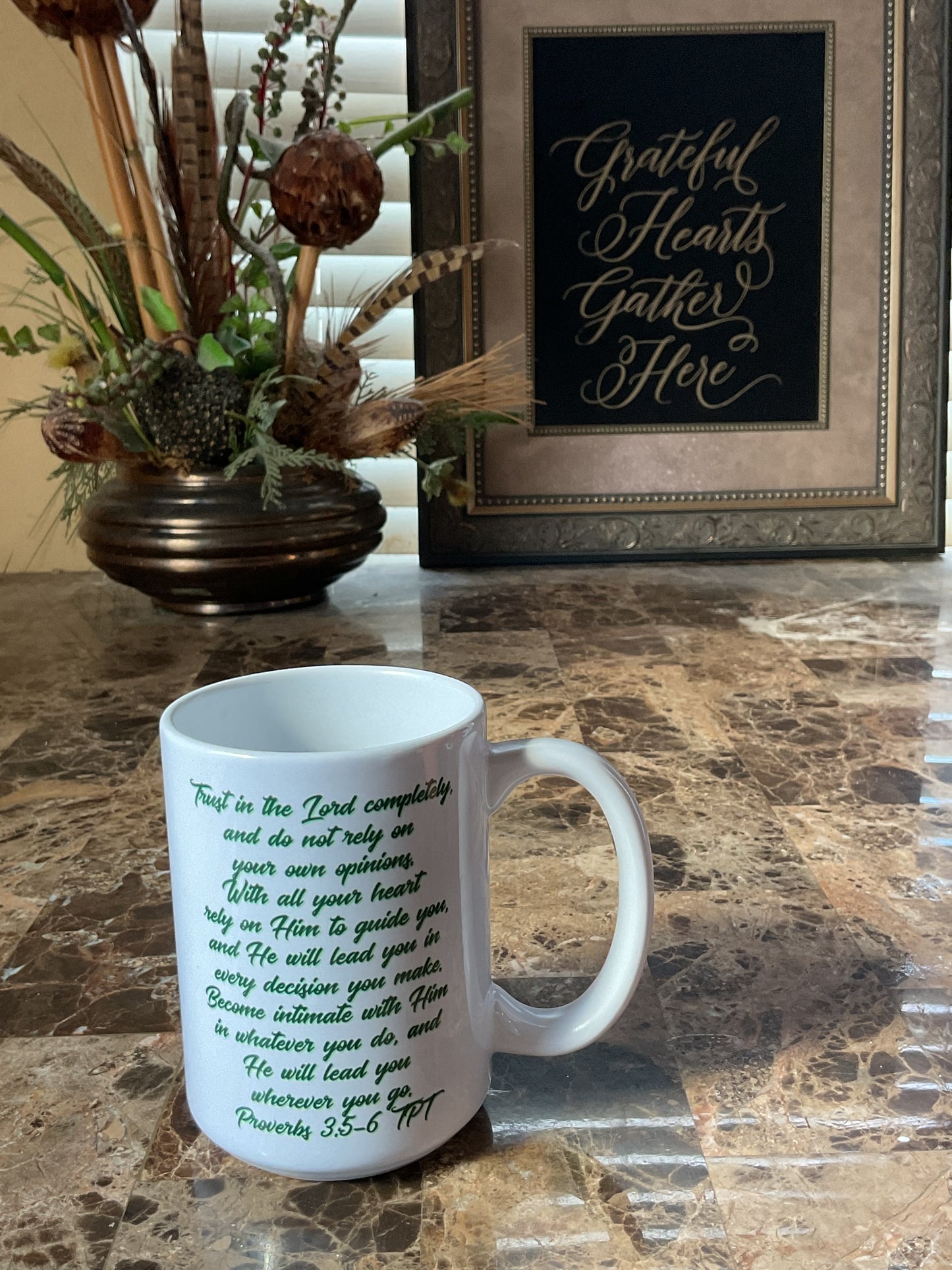 Trust God completely mug