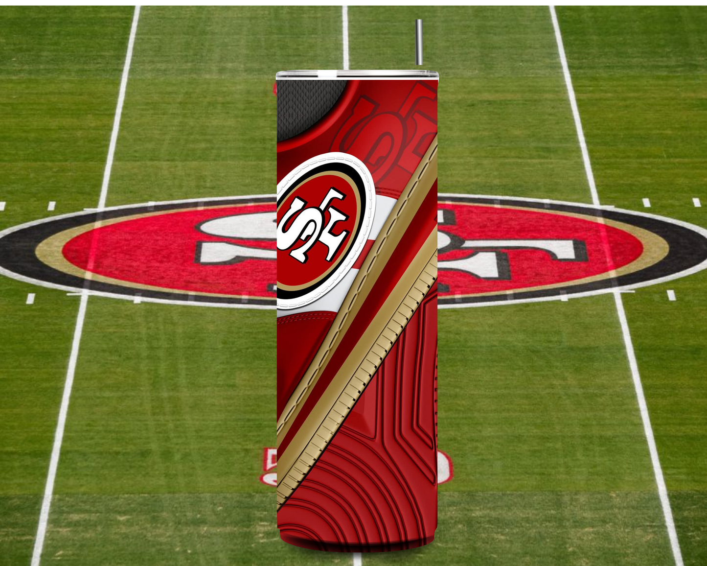 49ers 20oz sneaker tumbler