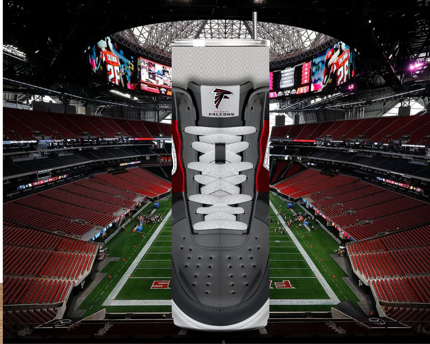 FALCONS 20oz sneaker tumbler