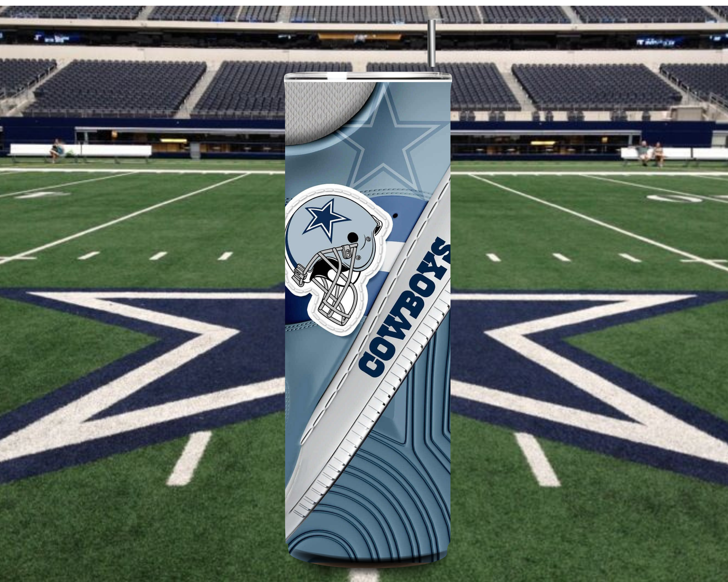 Light blue COWBOYS Sneaker tumbler