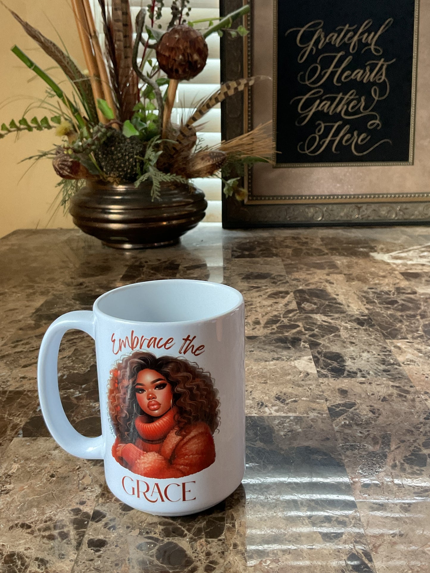 Embrace grace mug