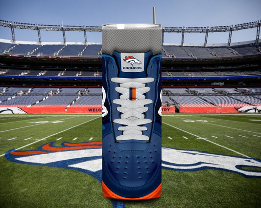BRONCOS 20oz sneaker tumbler
