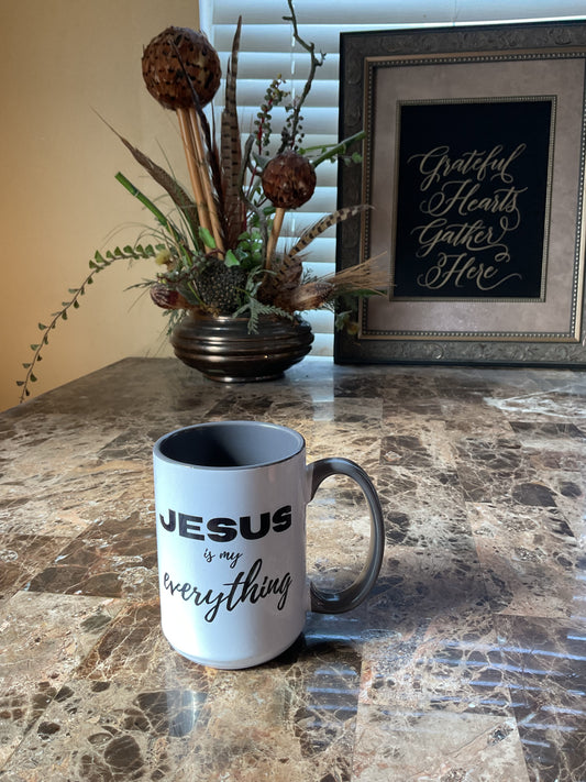 Jesus is everything mug