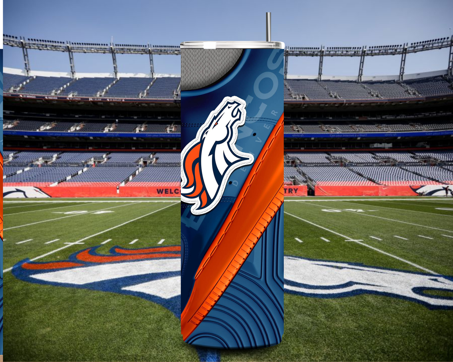 BRONCOS 20oz sneaker tumbler