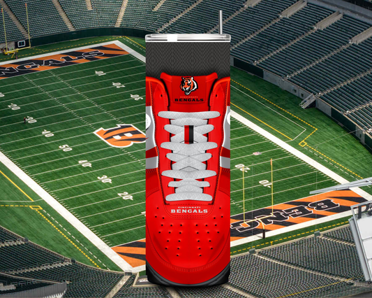 BENGALS 20oz sneaker tumbler