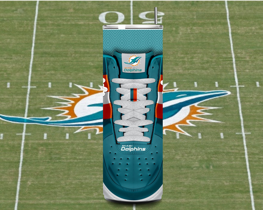 DOLPHINS 20oz sneaker tumbler
