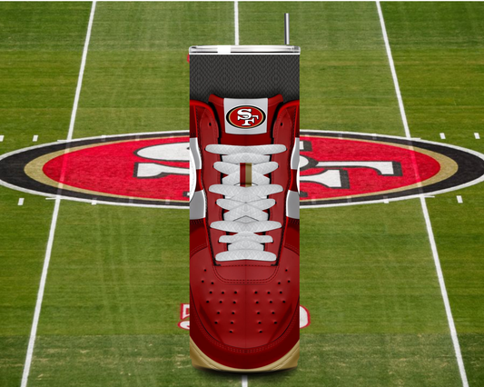 49ers 20oz sneaker tumbler