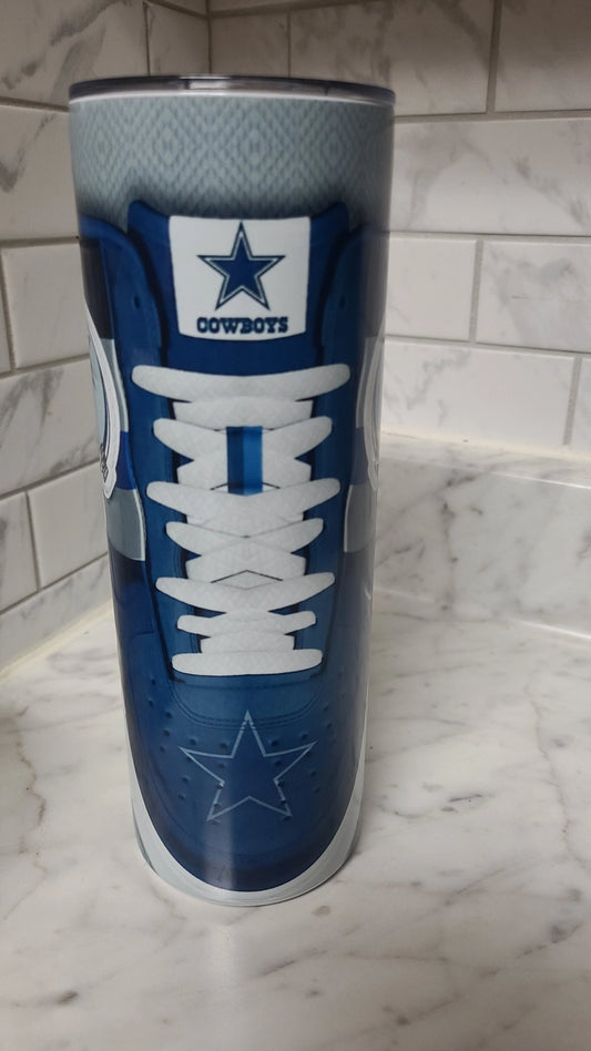 Cowboys 20oz sneaker tumbler