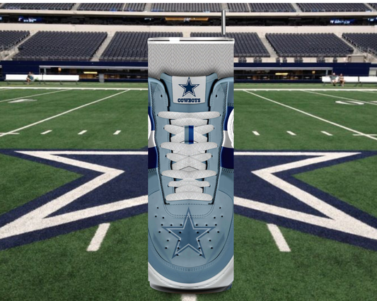 Light blue COWBOYS Sneaker tumbler