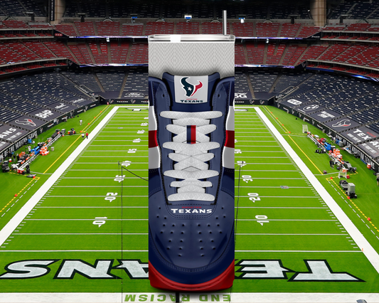 TEXANS 20oz sneaker tumbler