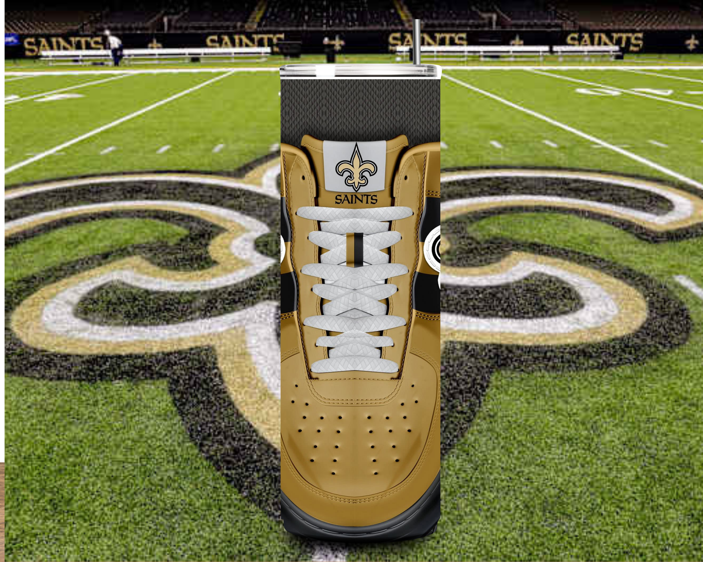 SAINTS 20oz sneaker tumbler